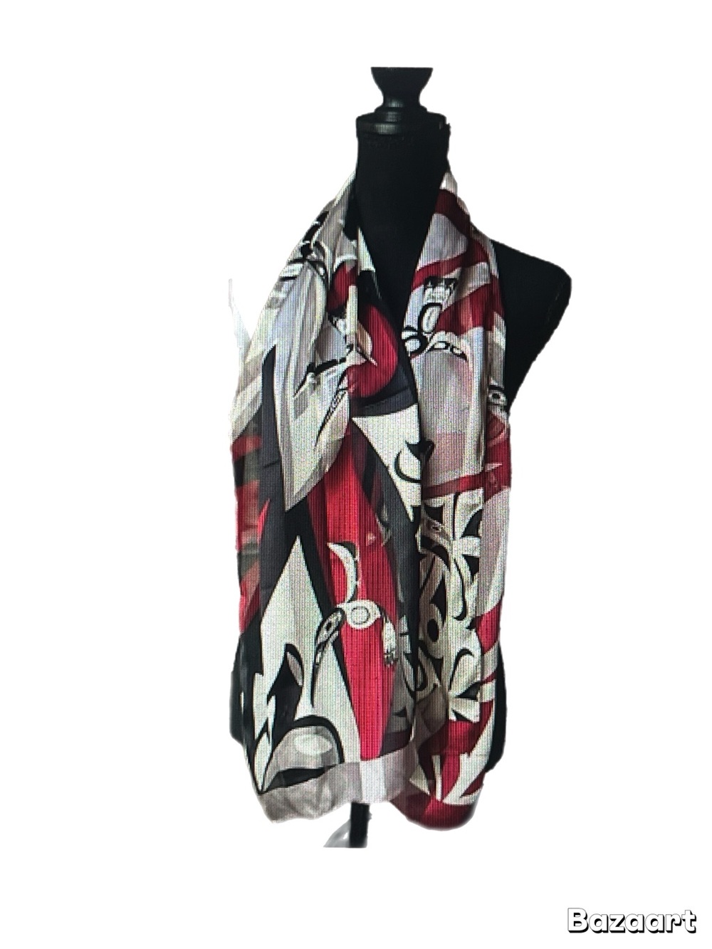 Andrew Williams, silk scarf Hummingbird Design